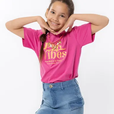 T-shirt loose fit (fuchsia)