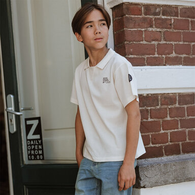 Polo loose fit (off white)