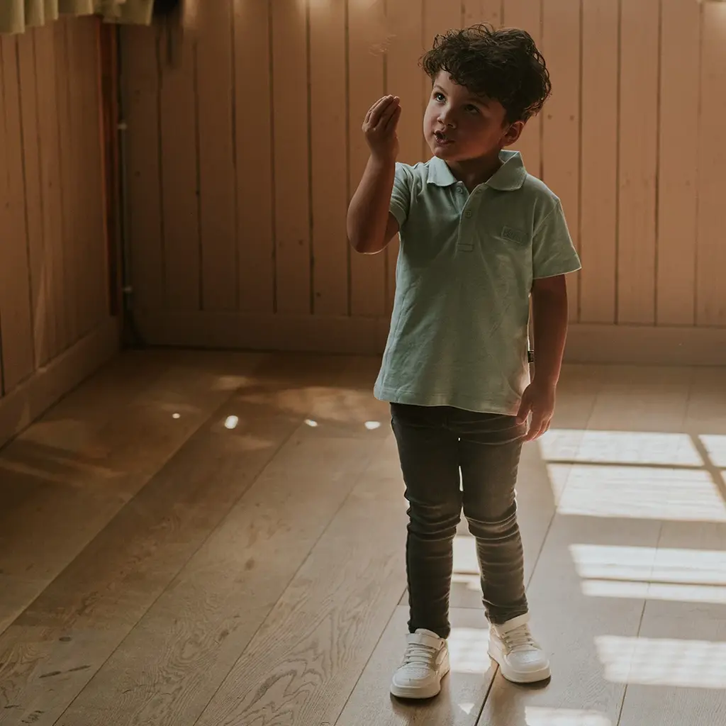 Polo shirt (faded green)