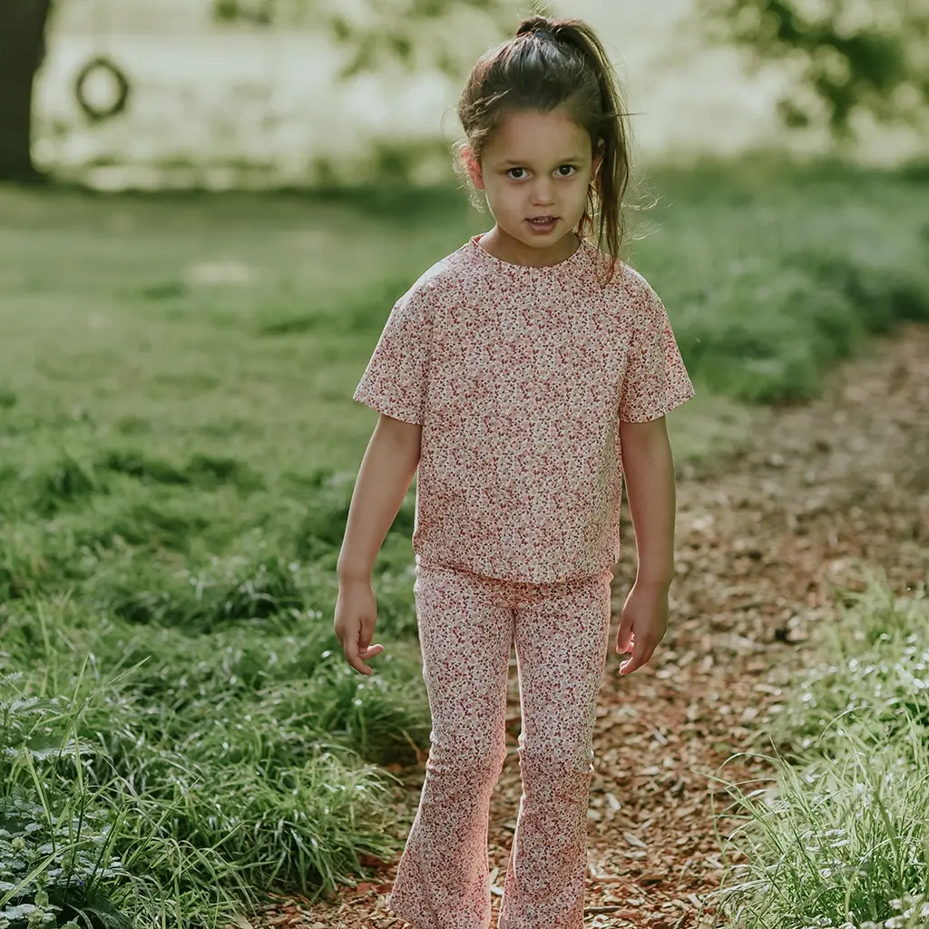 Broek/legging flared (blushed terra)