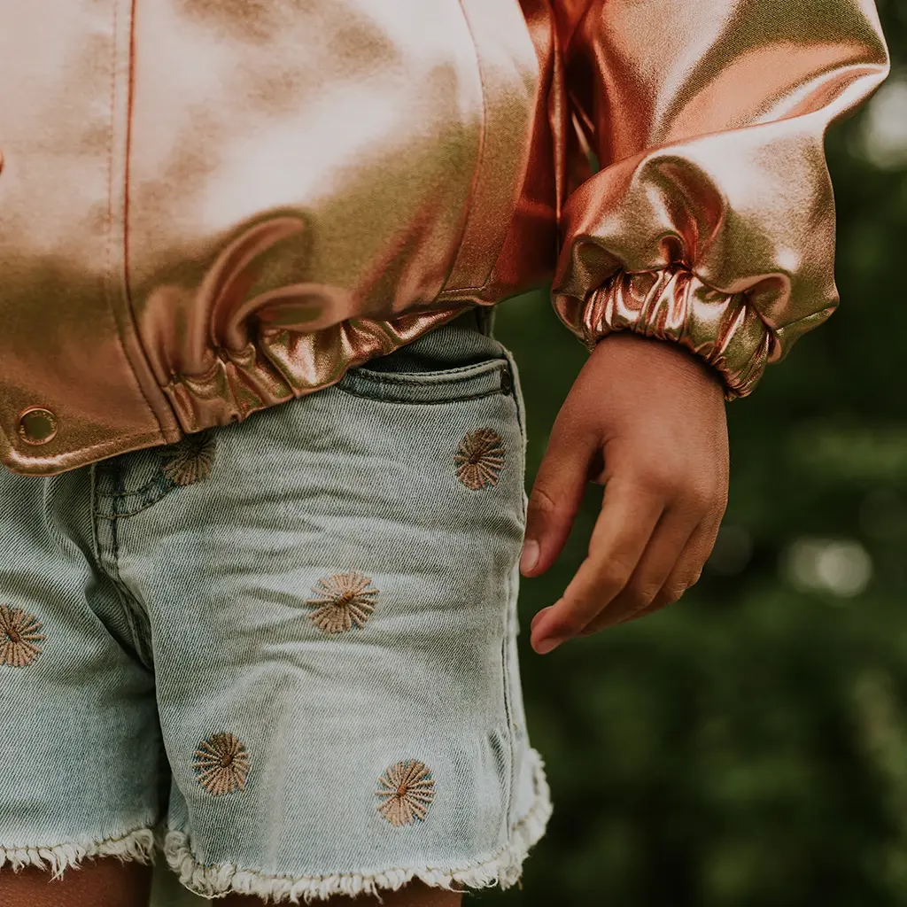 Korte spijkerbroek (blue jeans)