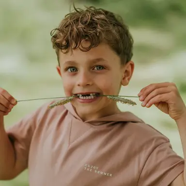 T-shirt hoodie (dusty pink)