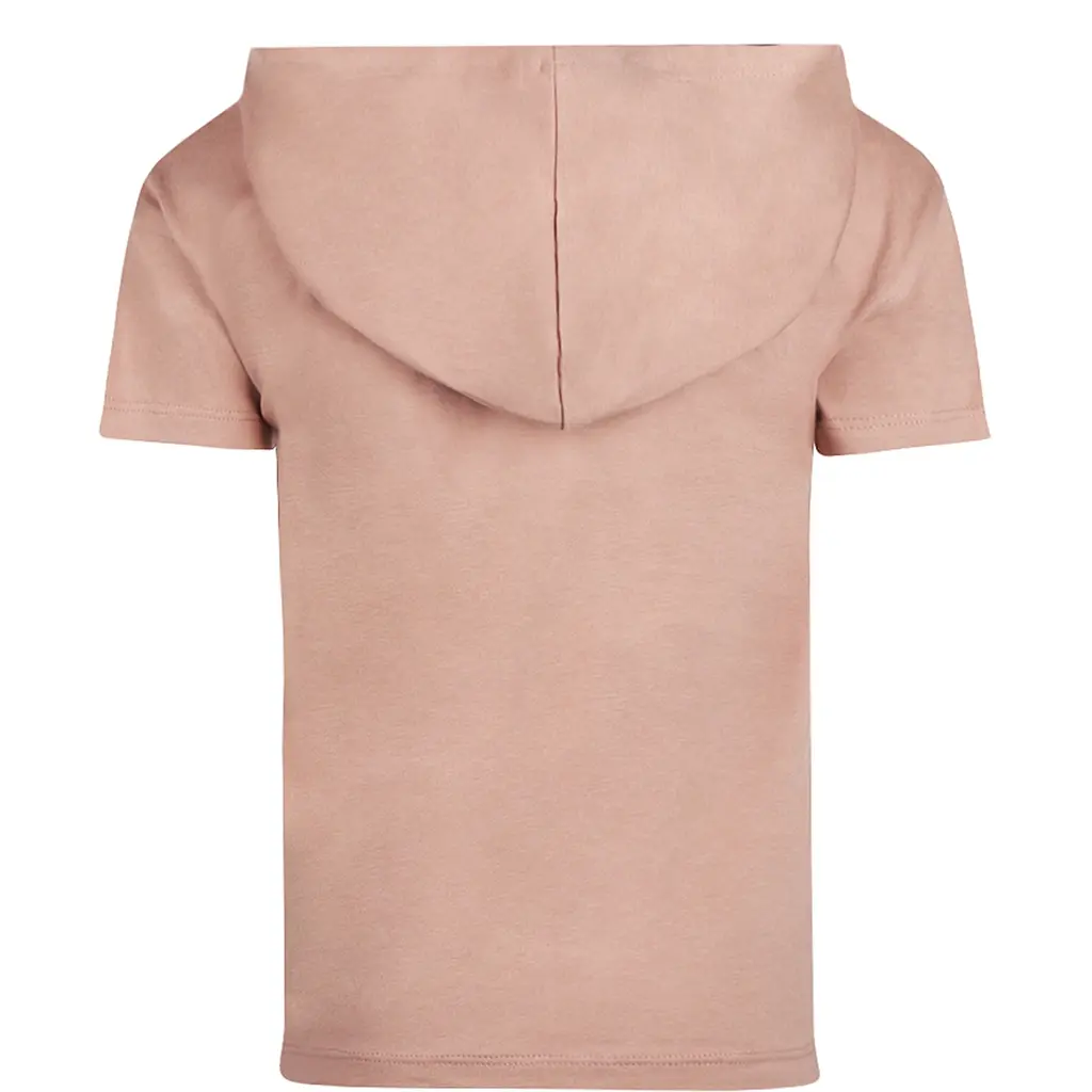 T-shirt hoodie (dusty pink)
