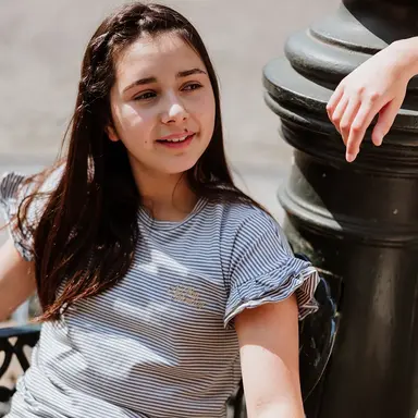 T-shirt (faded blue)