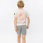 No Way Monday T-shirt backprint loose fit (light grey)