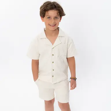 Tweedelige set (off white)