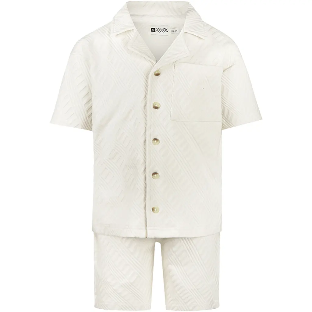 Tweedelige set (off white)