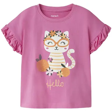 OP=OP! T-shirt Vilena (strawberry moon hello cat)