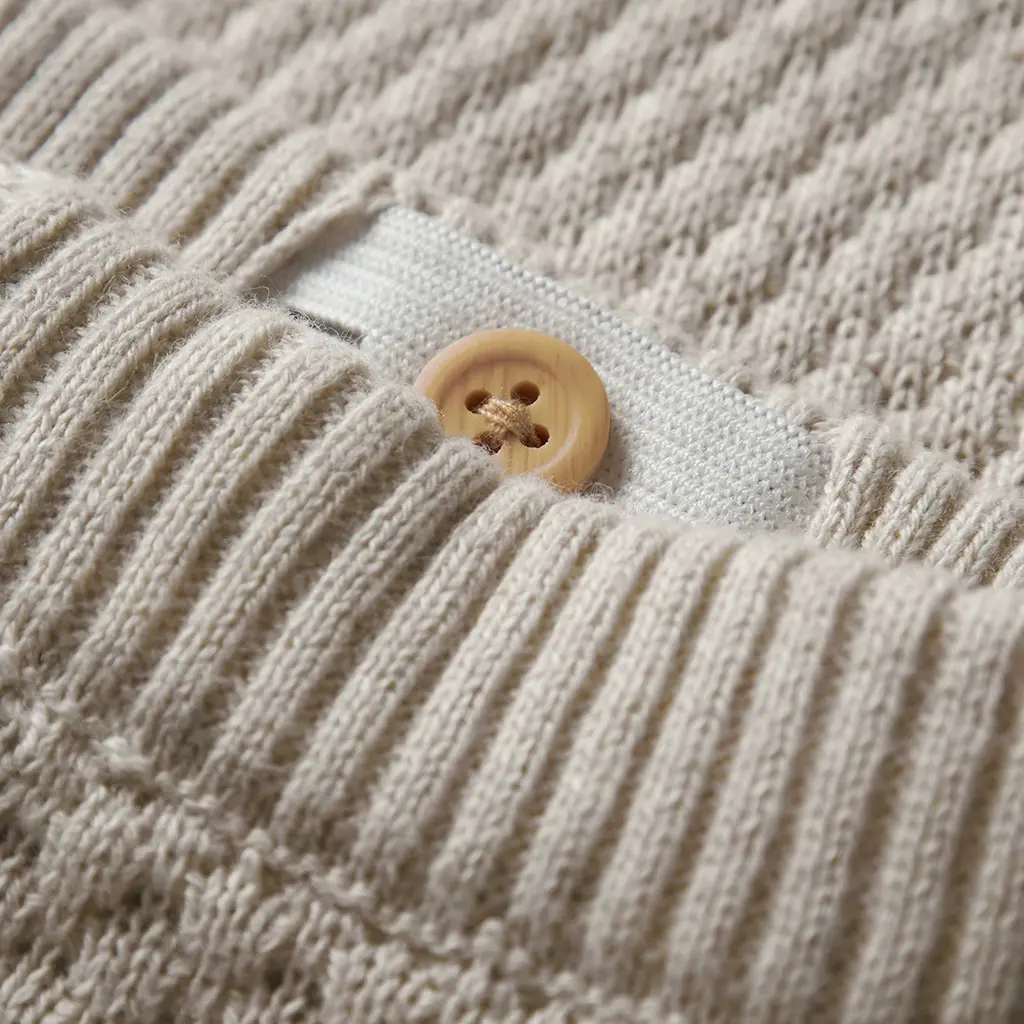 Gebreid broekje Denver (peyote melange)