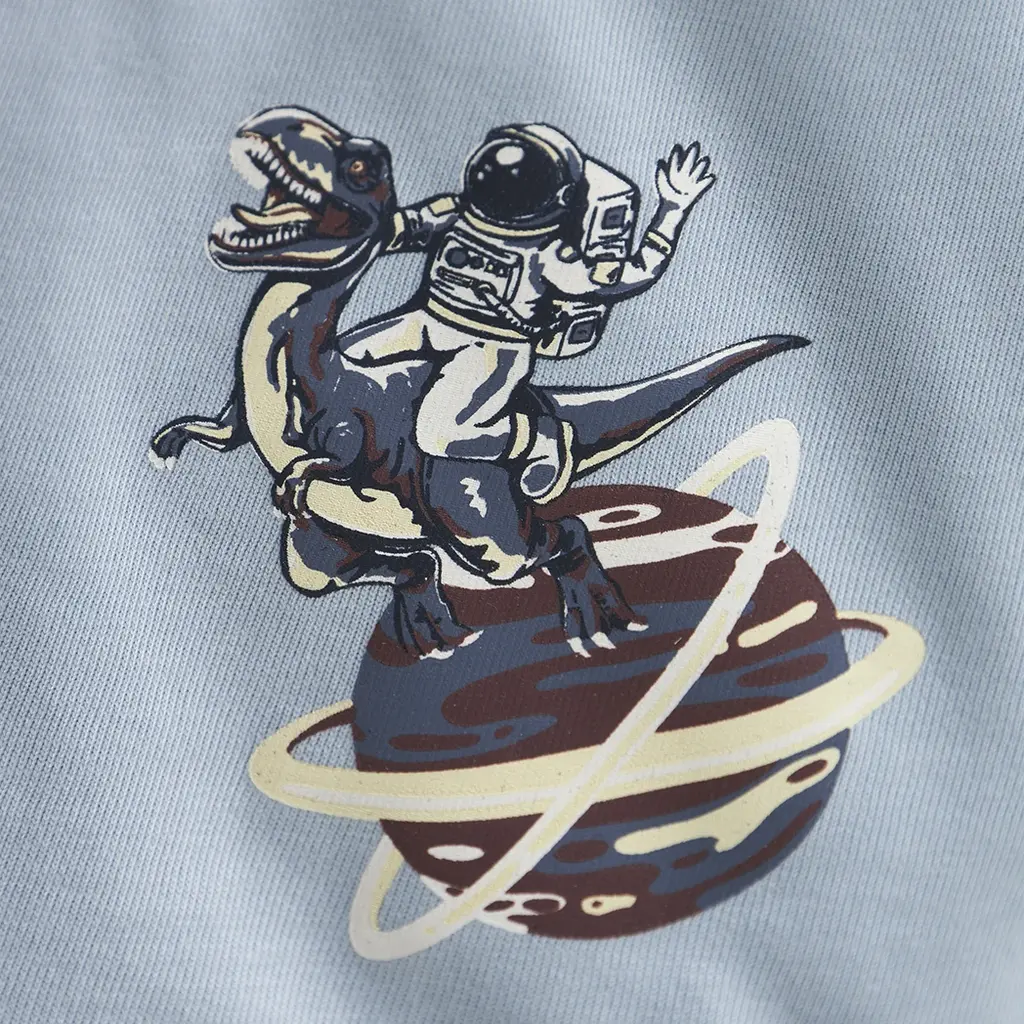 T-shirt Victor (blue fog dino)