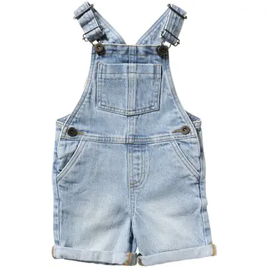 Tuinbroekje (denim light blue)