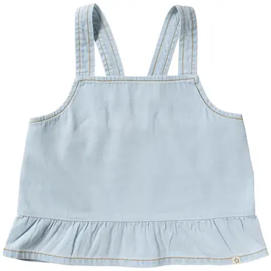 Topje Chambray (sunlit blue)