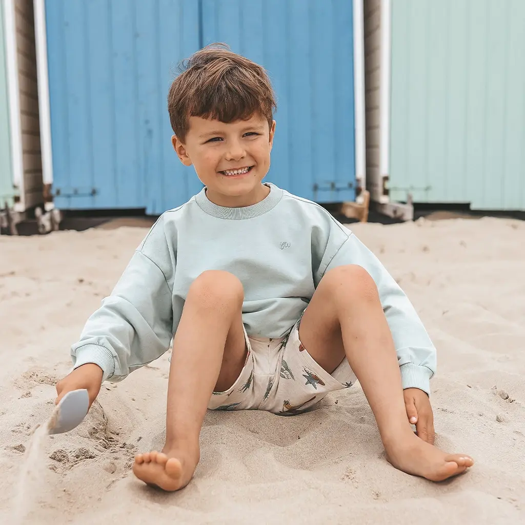 Trui wide fit (ocean)