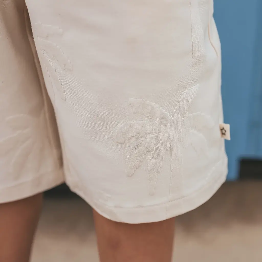 Korte broek bermuda (white swan)