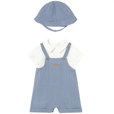 Driedelig setje met romper (blue)