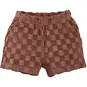 Z8 Korte broek blokken badstof Novan (blush brown)