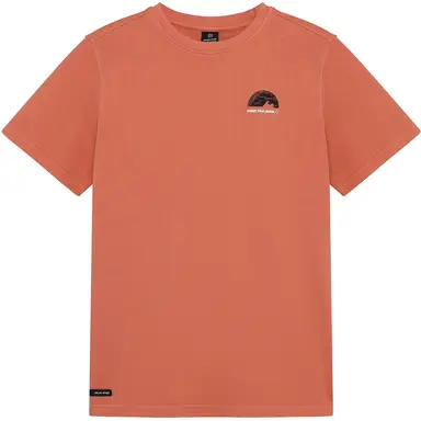 T-shirt backprint washed (lantana)