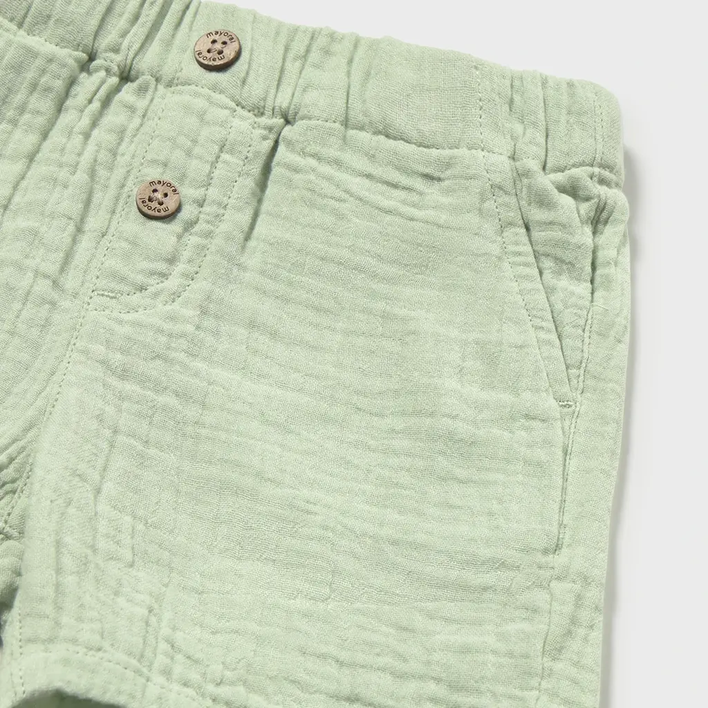 Kort broekje wide fit (matcha)