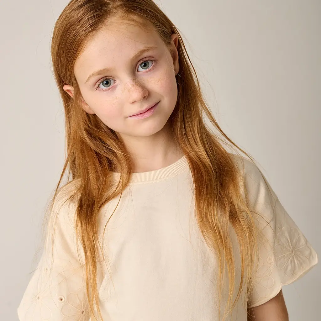 T-shirt Lemons backprint (pale peach)