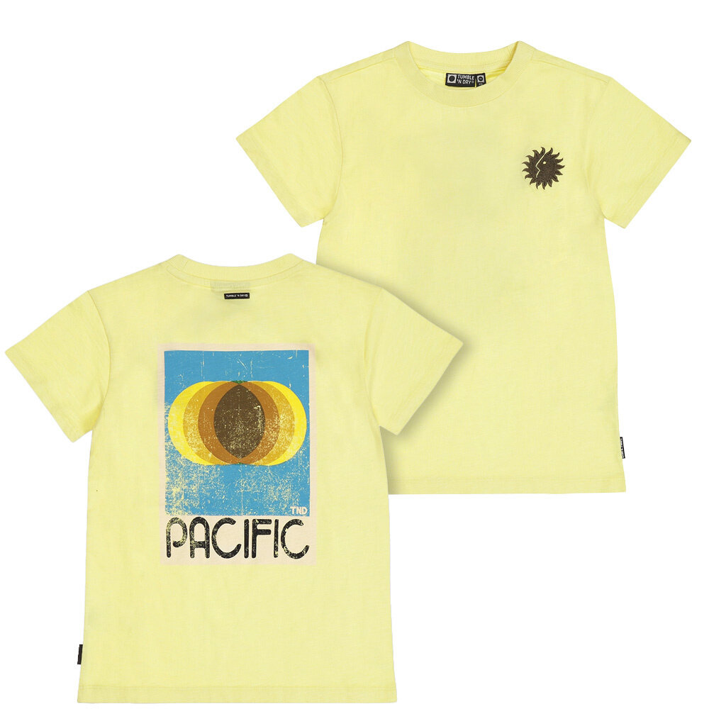 T-shirt Reef backprint (limelight)