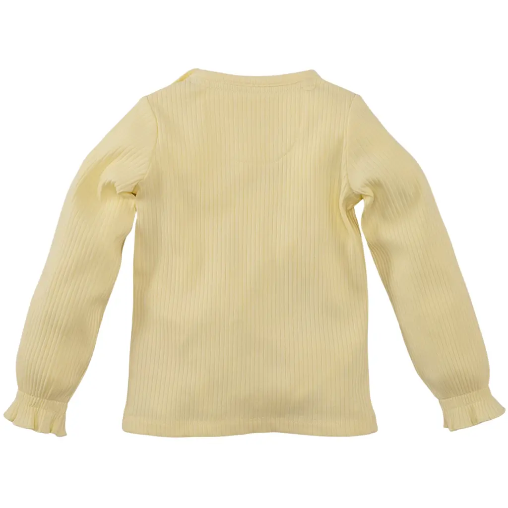 Longsleeve tricot rib Eliana (silly citron)