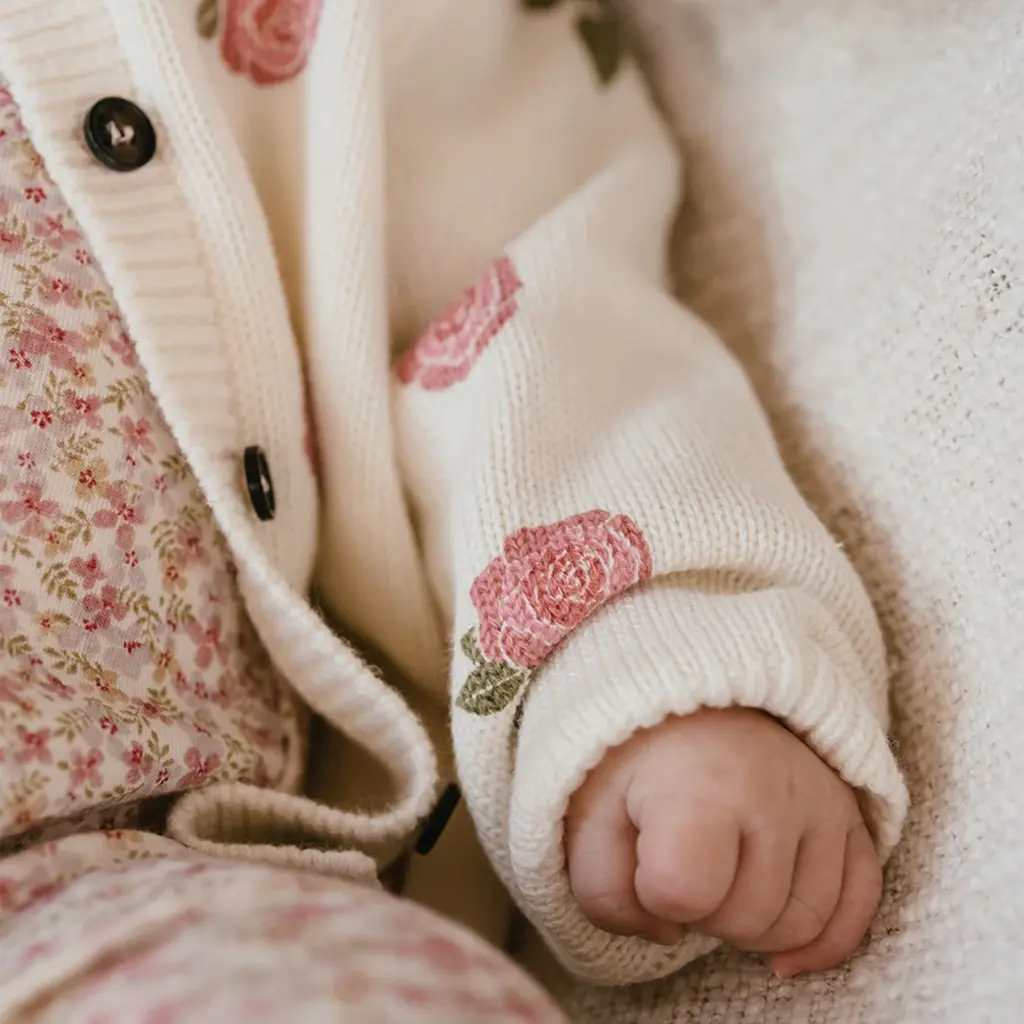 Gebreid vestje (ecru)