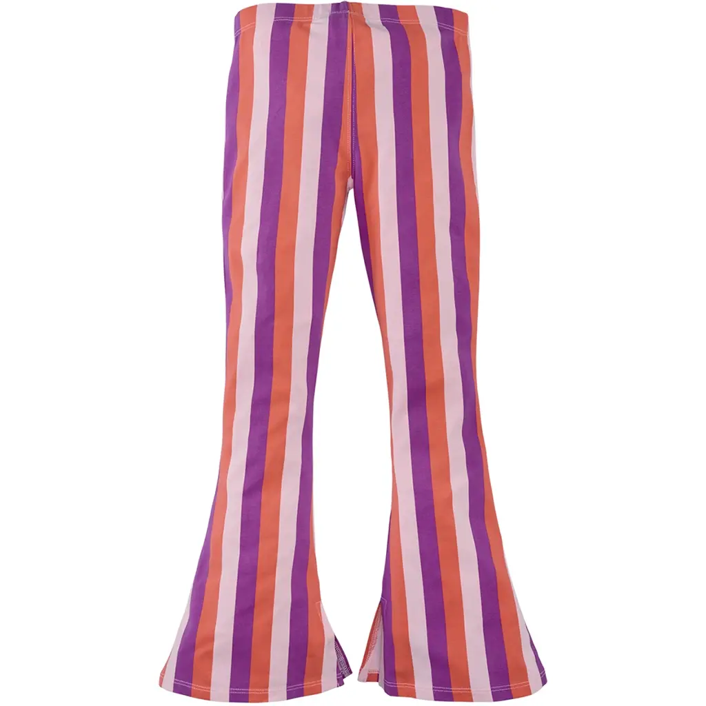 Broek strepen FLARED Jannat (rocky rose)