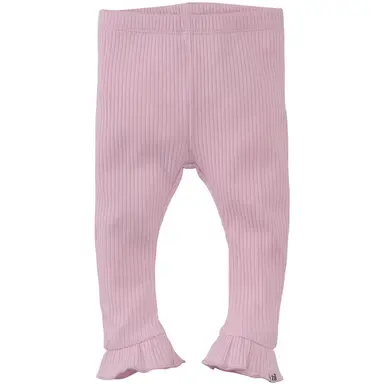 Broekje tricot rib Yana (rocky rose)
