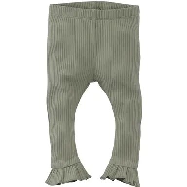 Broekje tricot rib Liora (silver sage)