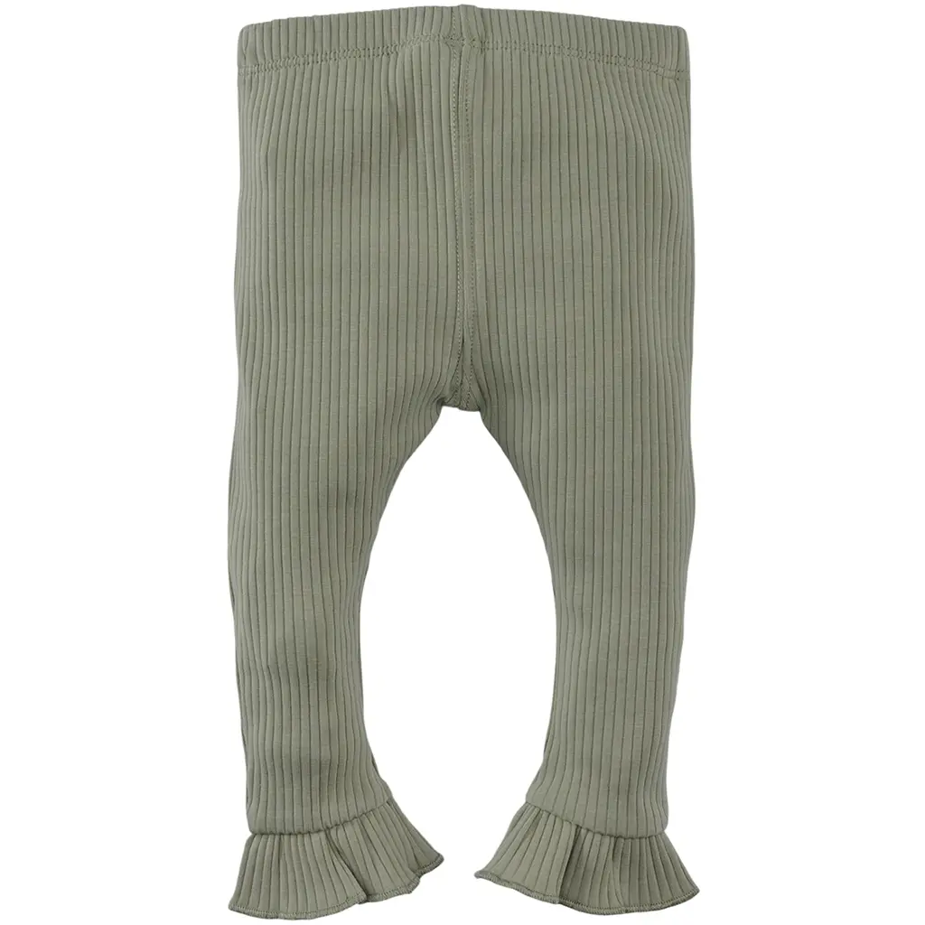 Broekje tricot rib Liora (silver sage)
