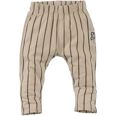 Broekje sweat streepje Mylo (nude flush)