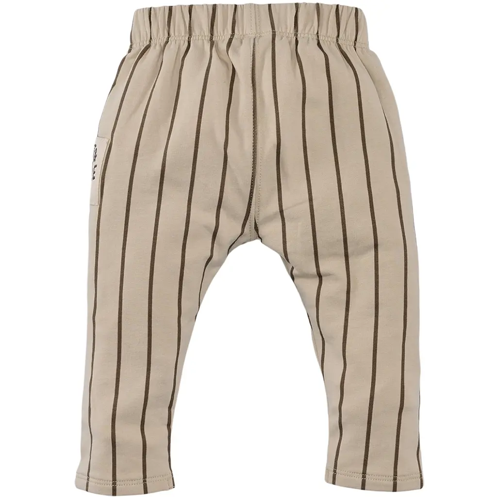Broekje sweat streepje Mylo (nude flush)