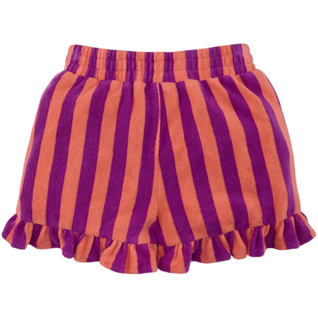 Korte broek strepen badstof Camilla (foxy violet)