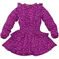 Z8 Jurk crincle rouche Megan (foxy violet)