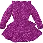 Z8 Jurk crincle rouche Megan (foxy violet)