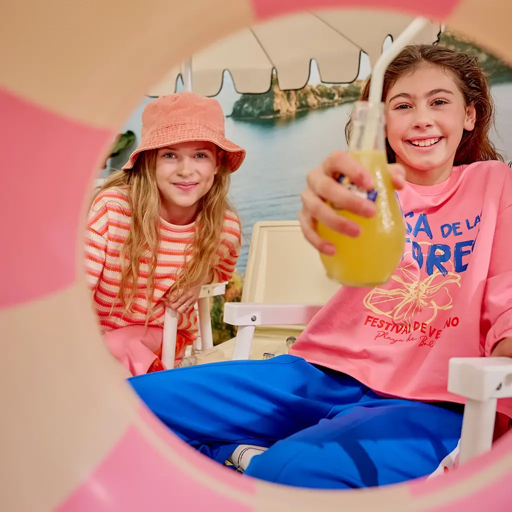 Trui sweat BOXY Pola (summer punch)