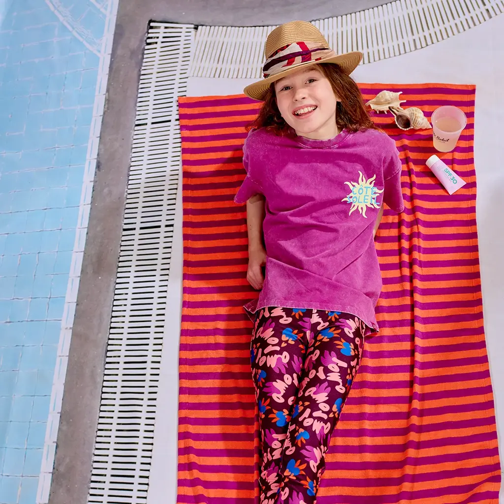 Broek/legging SHINY Mijs (port royale)