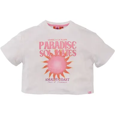 T-shirt BOXY Valentina (soft pearl)