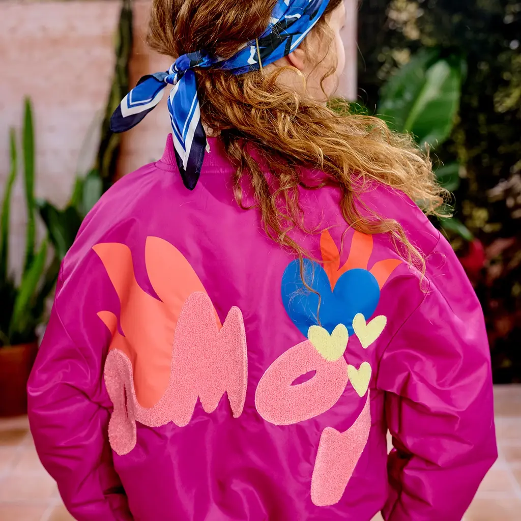 Zomerjas bomber Lucia (foxy violet)