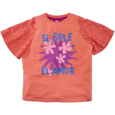 T-shirt OVERSIZED Davina (living coral)