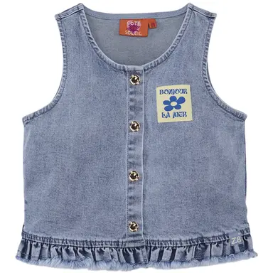 Spijker gilet Cataleya (blue denim)