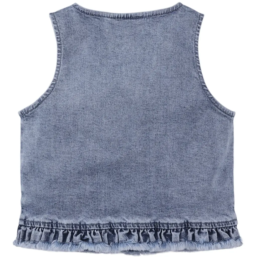 Spijker gilet Cataleya (blue denim)