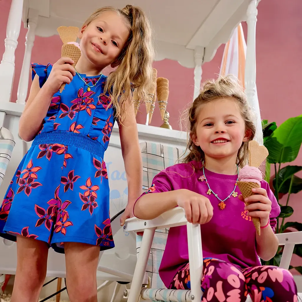 Zomer jumpsuit Firdaous (blue view)