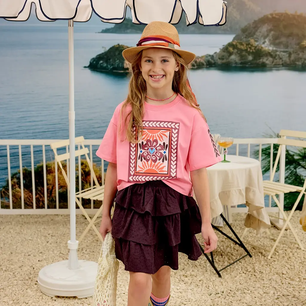 T-shirt BOXY Anissa (summer punch)