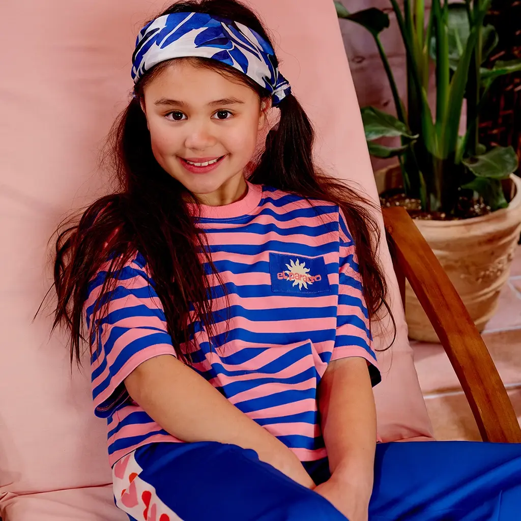 T-shirt BOXY Marijn (summer punch)