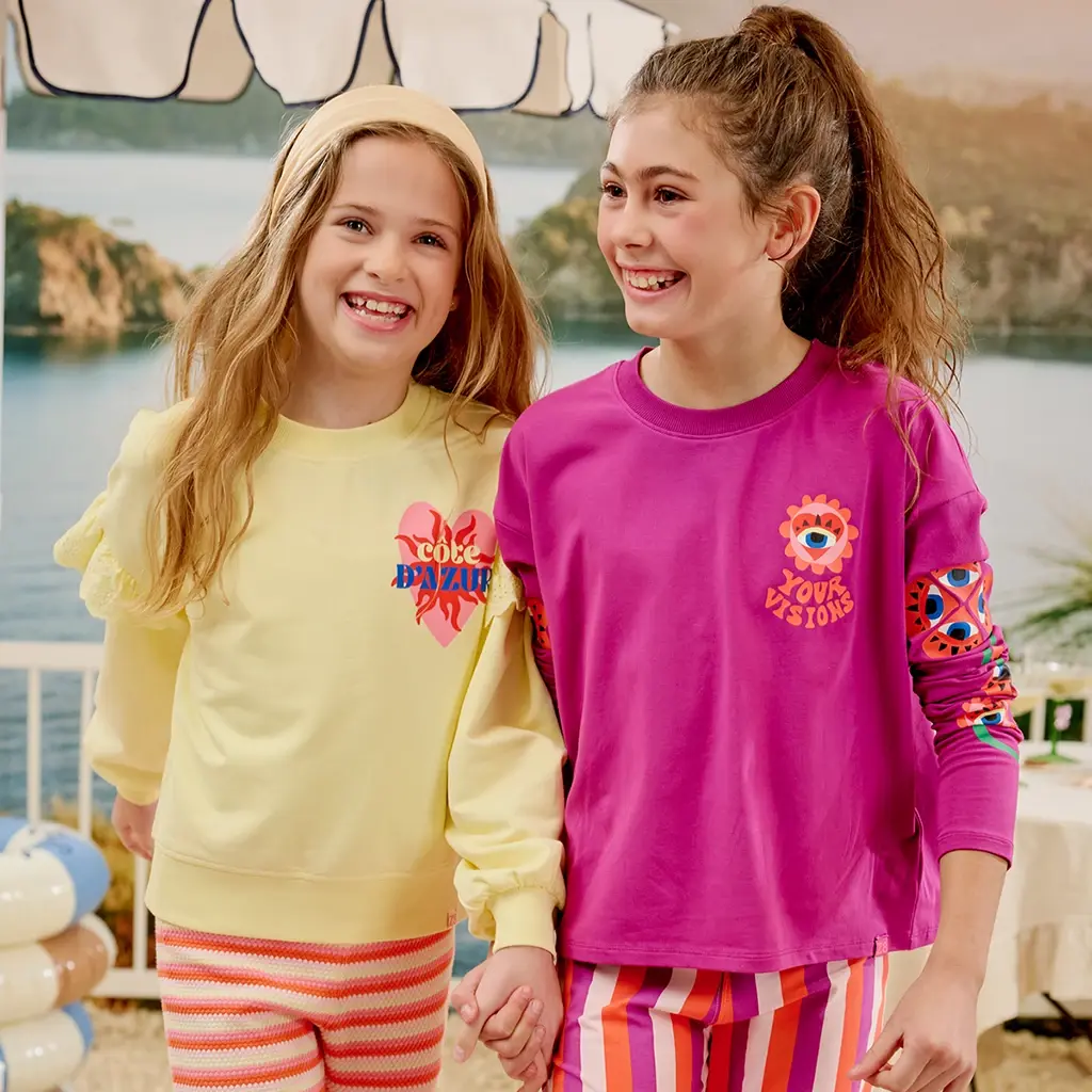 Trui sweat Mikky (lovely lemon)