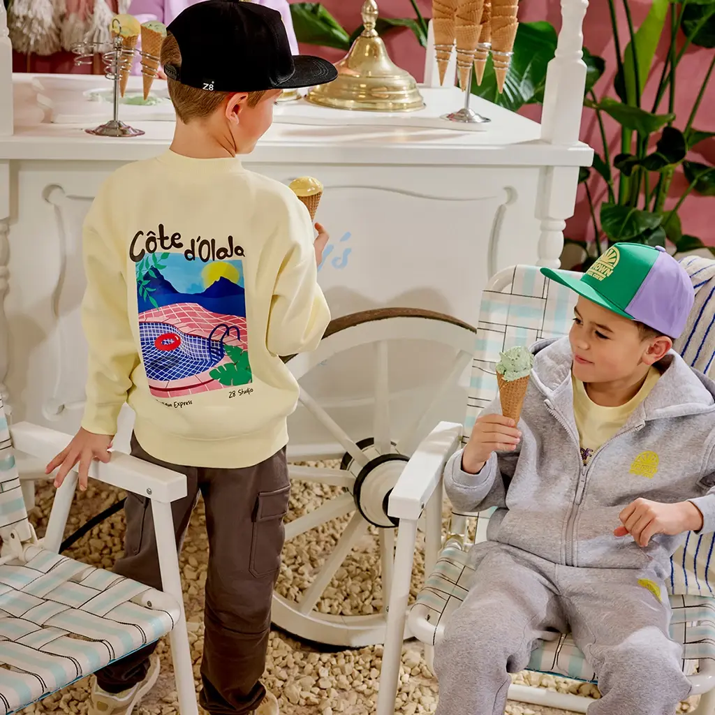 Trui sweat Xavi (silly citron)