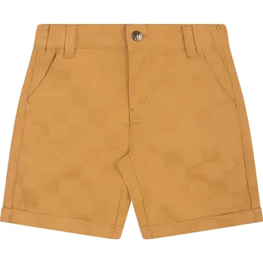 Korte broek check (beige)