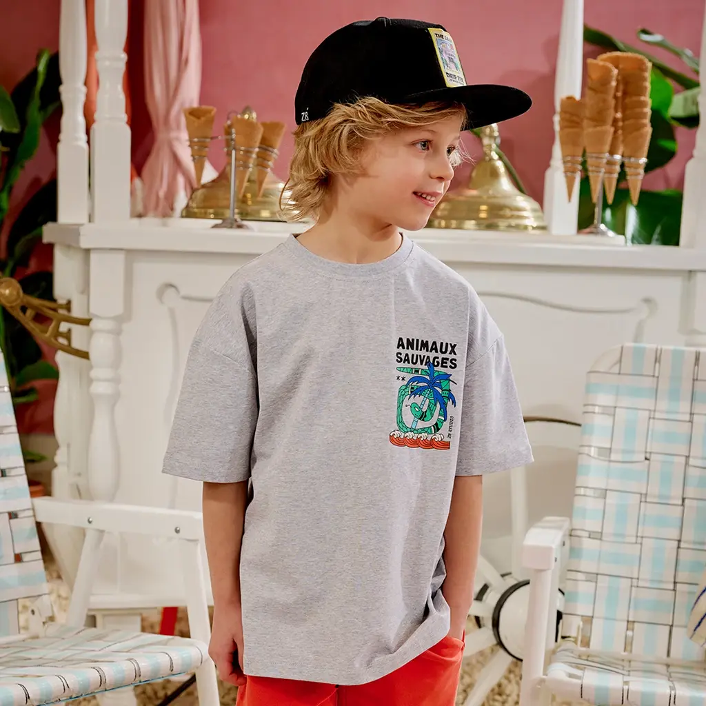 Korte broek garment dye Bob (vibrant flame)