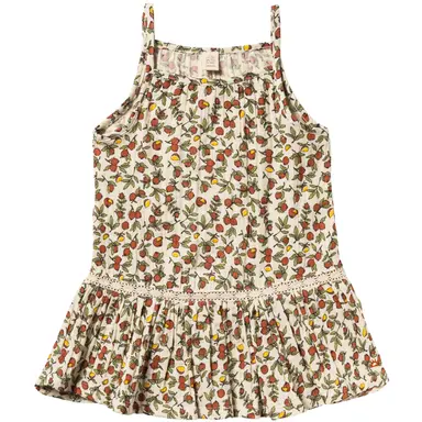 Jurk Pommegranate (white swan)